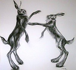 Boxing Hares