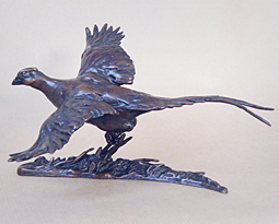 Pheasant Flying